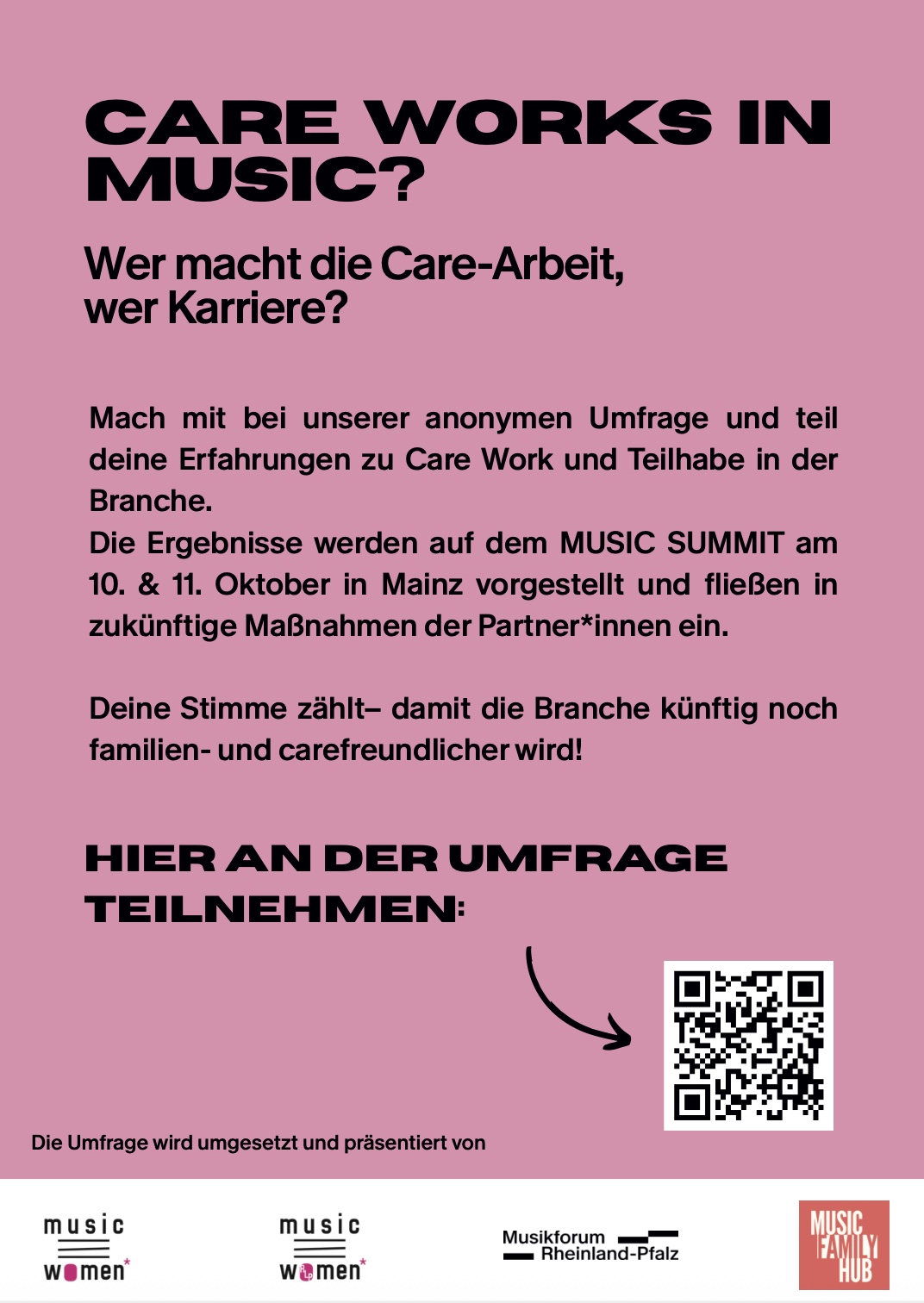 Aufruf! Studie: Care Works In Music?